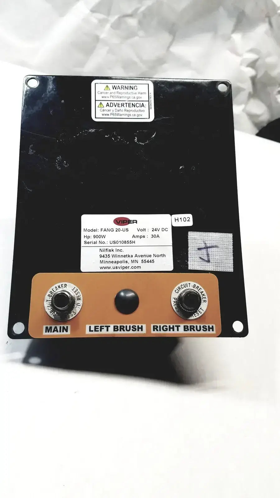 Nilfisk Viper FANG 20-US Control Board, Viper Vaccum Board Part Control Board, second-hand product photo 12
