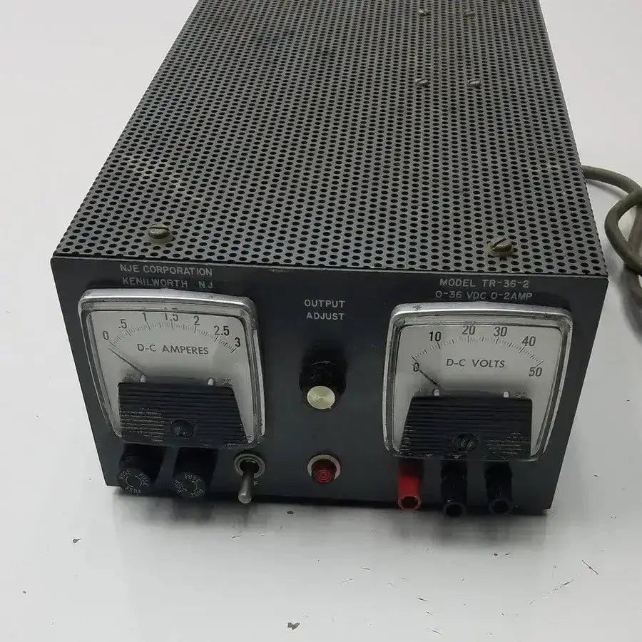 NJE Corporation Power Supply Model No. TR-36-2 Power Supply, second-hand product photo 1