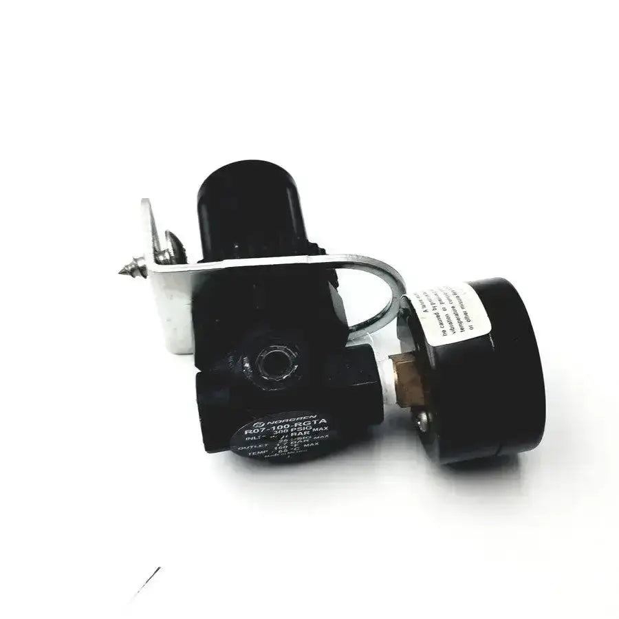 Norgren R07-100-RGKA Mini Pressure Regulator 1/8" Ports with Gauge Pressure Regulator, second-hand product photo 1