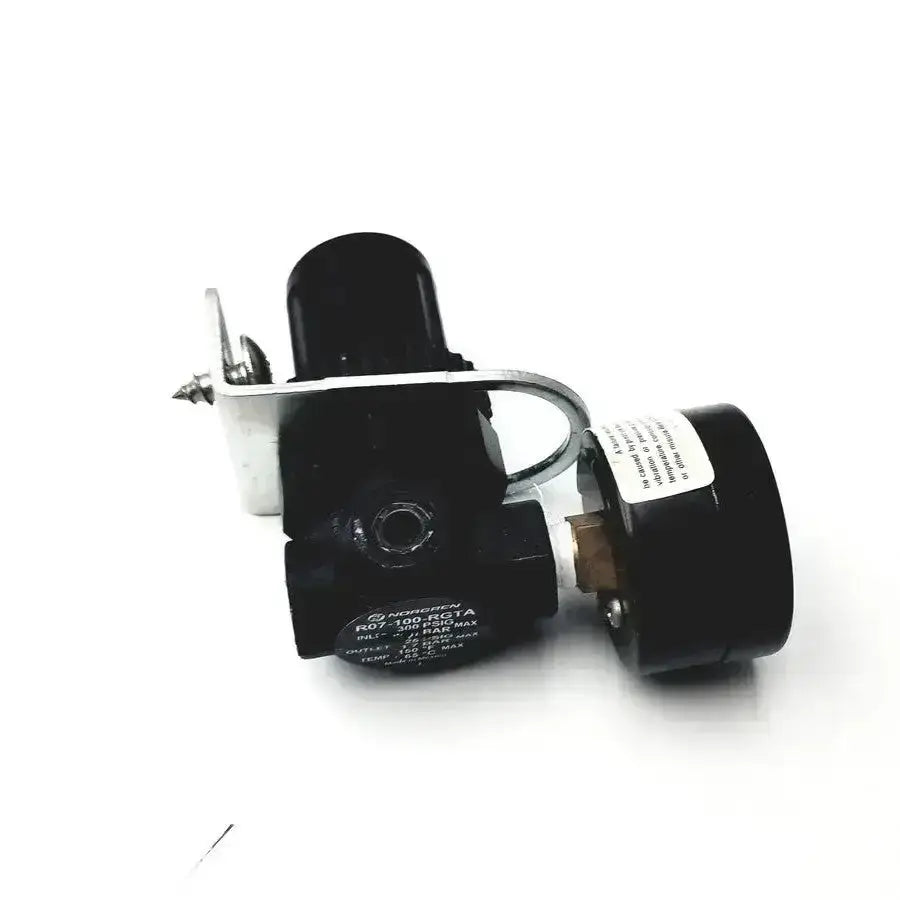Norgren R07-100-RGKA Mini Pressure Regulator 1/8" Ports with Gauge Pressure Regulator, second-hand product photo 1