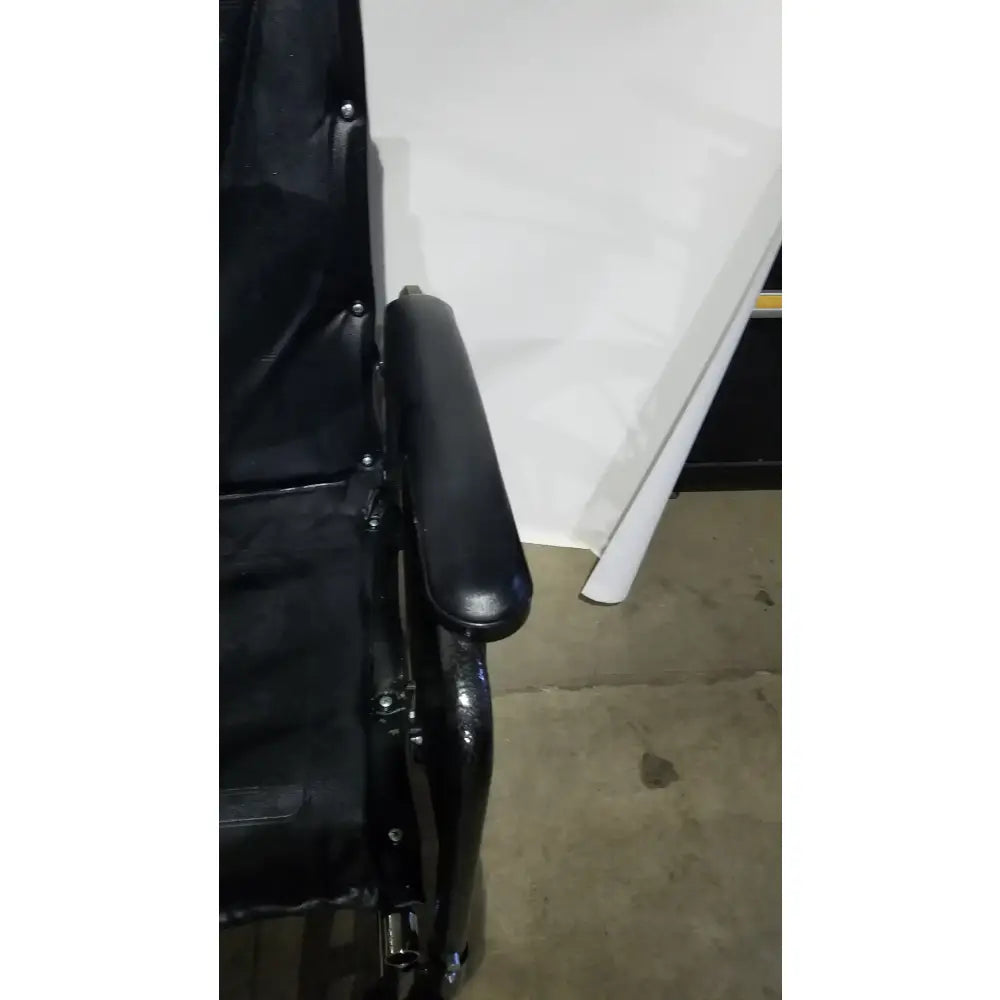 Reuse Medical Equipment Nova Folding Manual Wheelchair - Lightweight Black Padded Comfort Seat Wheelchairs, second-hand product photo 12
