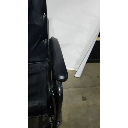 Reuse Medical Equipment Nova Folding Manual Wheelchair - Lightweight Black Padded Comfort Seat Wheelchairs, second-hand product photo 12