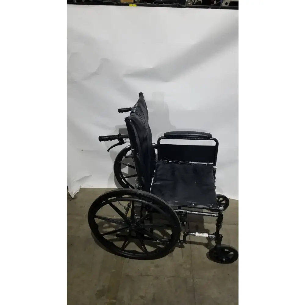 Reuse Medical Equipment Nova Folding Manual Wheelchair - Lightweight Black Padded Comfort Seat Wheelchairs, second-hand product photo 6