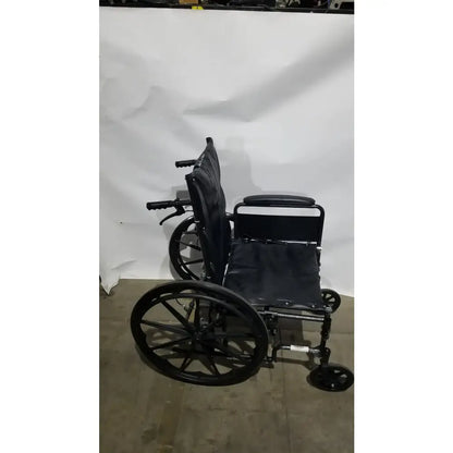 Reuse Medical Equipment Nova Folding Manual Wheelchair - Lightweight Black Padded Comfort Seat Wheelchairs, second-hand product photo 6