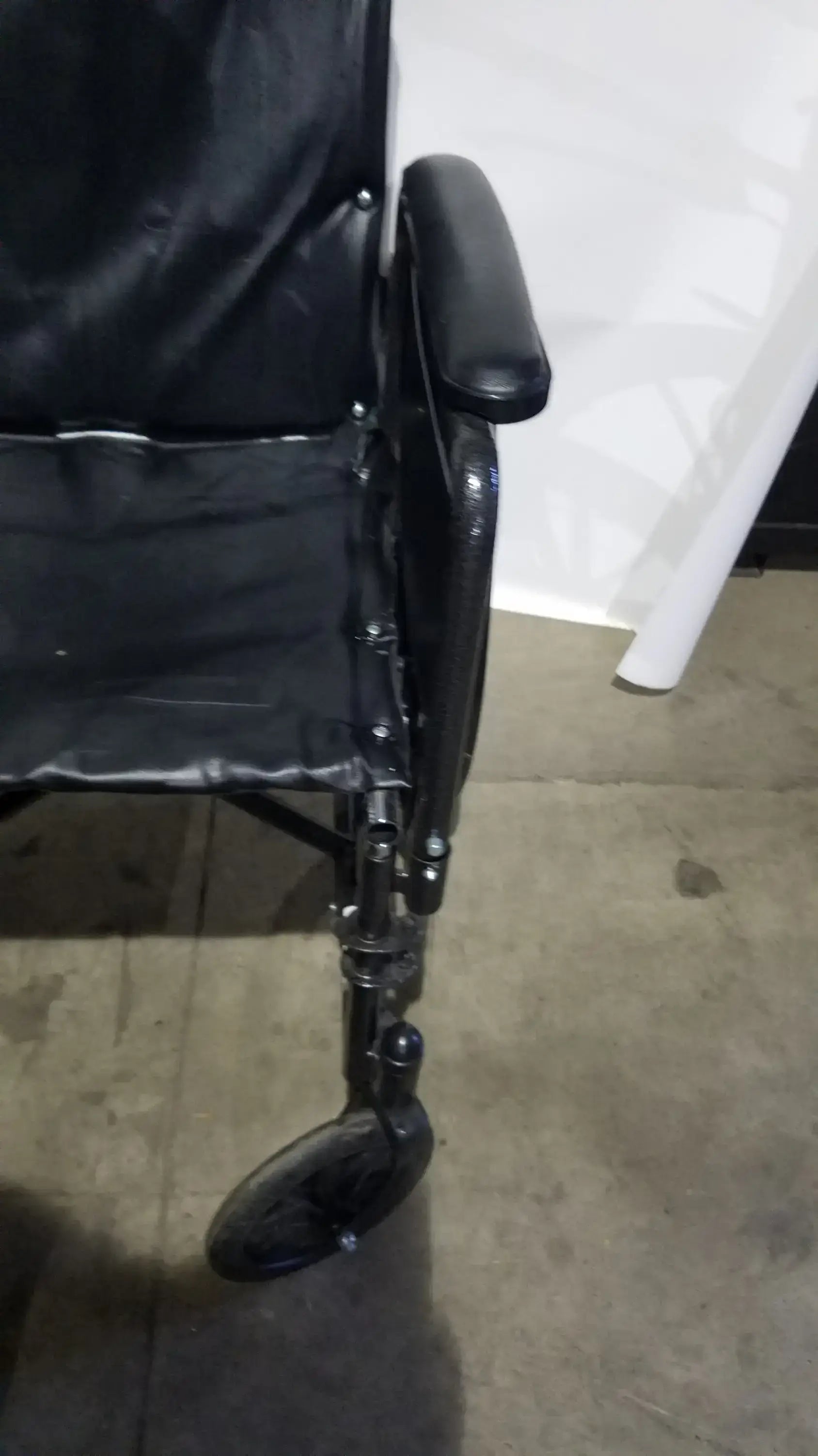 Reuse Medical Equipment Nova Folding Manual Wheelchair - Lightweight Black Padded Comfort Seat Wheelchairs, second-hand product photo 11