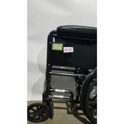 Reuse Medical Equipment Nova Folding Manual Wheelchair - Lightweight Black Padded Comfort Seat Wheelchairs, second-hand product photo 17