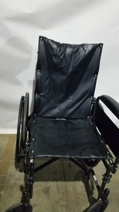 Reuse Medical Equipment Nova Folding Manual Wheelchair - Lightweight Black Padded Comfort Seat Wheelchairs, second-hand product photo 9
