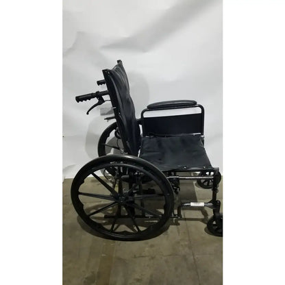 Reuse Medical Equipment Nova Folding Manual Wheelchair - Lightweight Black Padded Comfort Seat Wheelchairs, second-hand product photo 8
