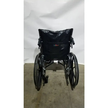 Reuse Medical Equipment Nova Folding Manual Wheelchair - Lightweight Black Padded Comfort Seat Wheelchairs, second-hand product photo 5