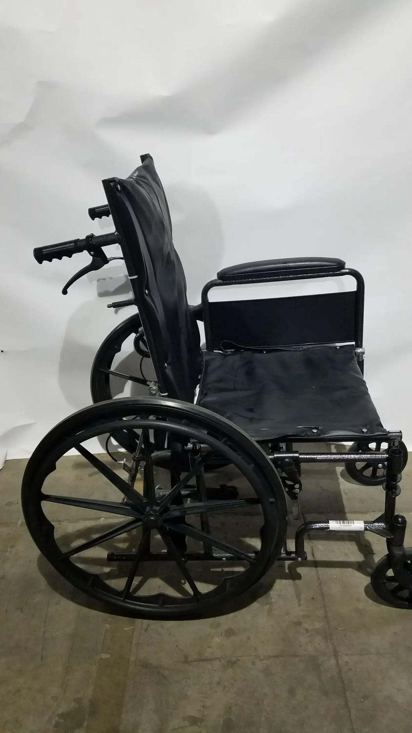 Reuse Medical Equipment Nova Folding Manual Wheelchair - Lightweight Black Padded Comfort Seat Wheelchairs, second-hand product photo 8