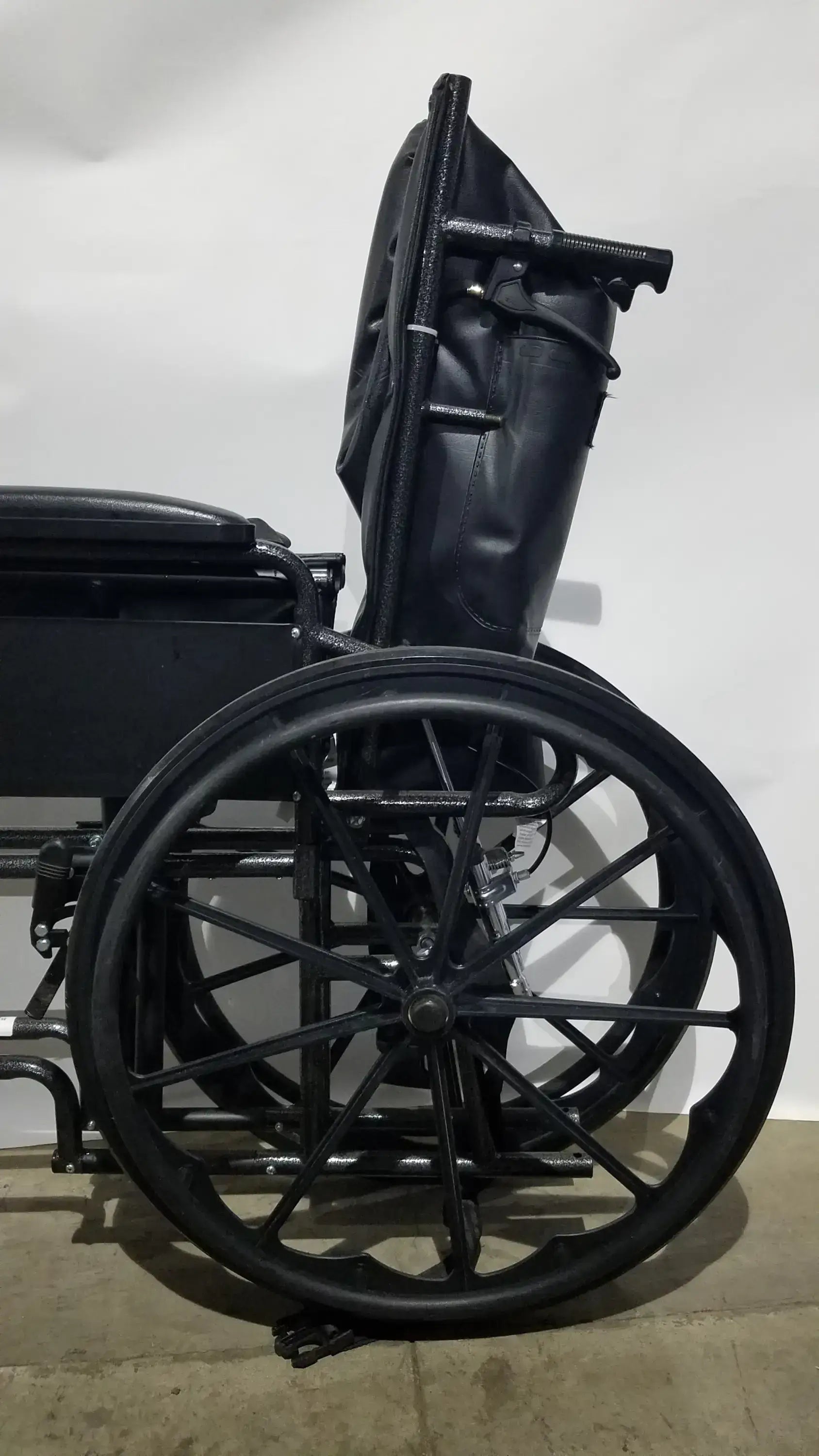 Reuse Medical Equipment Nova Folding Manual Wheelchair - Lightweight Black Padded Comfort Seat Wheelchairs, second-hand product photo 19