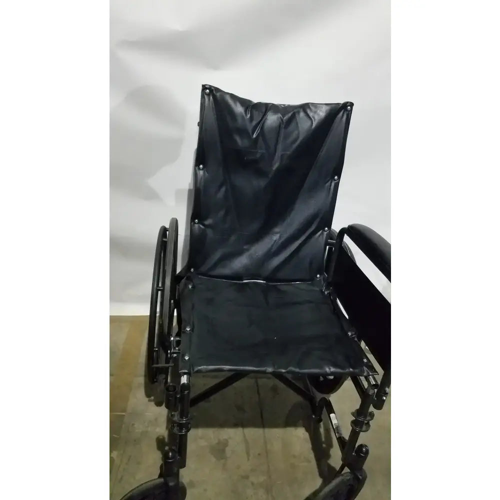 Reuse Medical Equipment Nova Folding Manual Wheelchair - Lightweight Black Padded Comfort Seat Wheelchairs, second-hand product photo 9