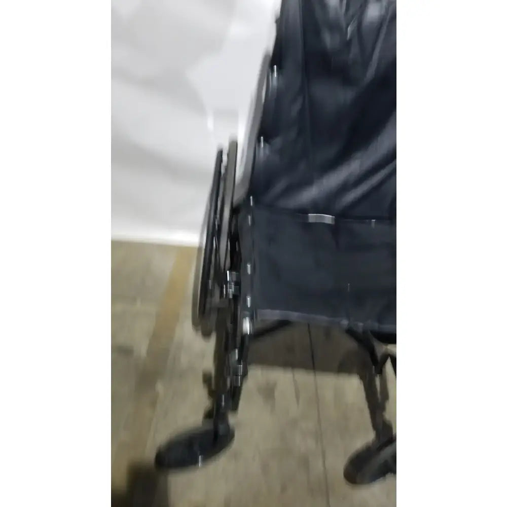 Reuse Medical Equipment Nova Folding Manual Wheelchair - Lightweight Black Padded Comfort Seat Wheelchairs, second-hand product photo 10