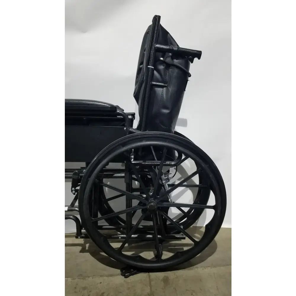 Reuse Medical Equipment Nova Folding Manual Wheelchair - Lightweight Black Padded Comfort Seat Wheelchairs, second-hand product photo 19