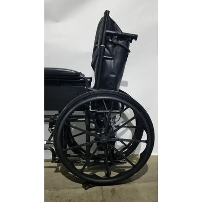 Reuse Medical Equipment Nova Folding Manual Wheelchair - Lightweight Black Padded Comfort Seat Wheelchairs, second-hand product photo 19
