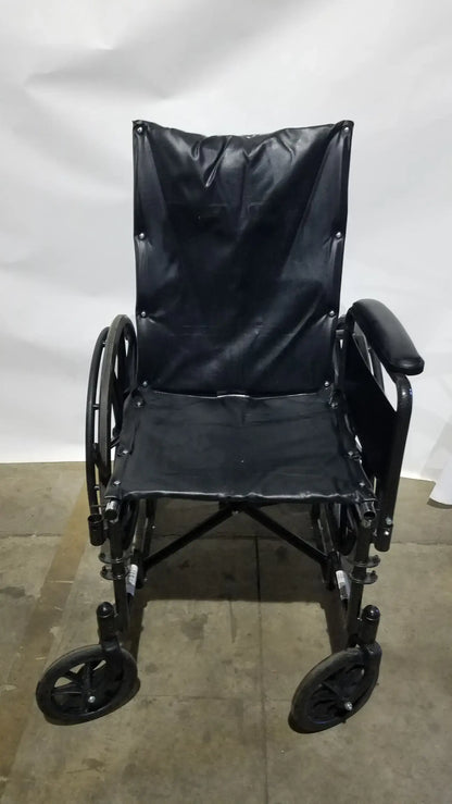 Reuse Medical Equipment Nova Folding Manual Wheelchair - Lightweight Black Padded Comfort Seat Wheelchairs, second-hand product photo 14