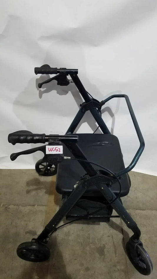 Reuse Medical Equipment Nova Rolling Walker for Seniors, 4-Wheel Rollator with Seat, Black Walkers, second-hand product photo 2