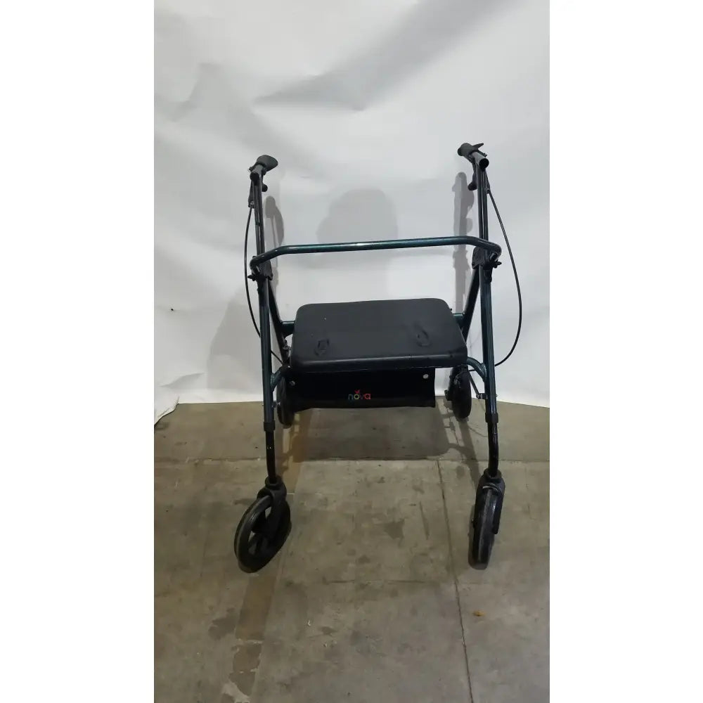 Reuse Medical Equipment Nova Rolling Walker for Seniors, 4-Wheel Rollator with Seat, Black Walkers, second-hand product photo 15