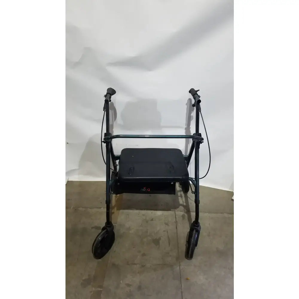 Reuse Medical Equipment Nova Rolling Walker for Seniors, 4-Wheel Rollator with Seat, Black Walkers, second-hand product photo 16