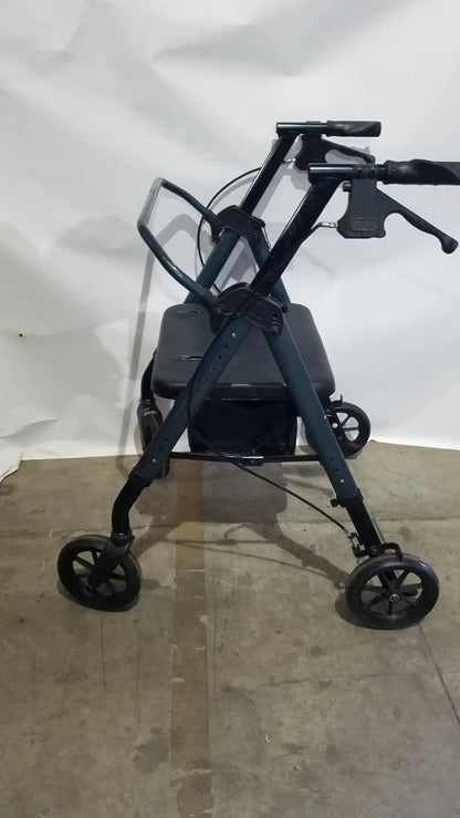 Reuse Medical Equipment Nova Rolling Walker for Seniors, 4-Wheel Rollator with Seat, Black Walkers, second-hand product photo 14