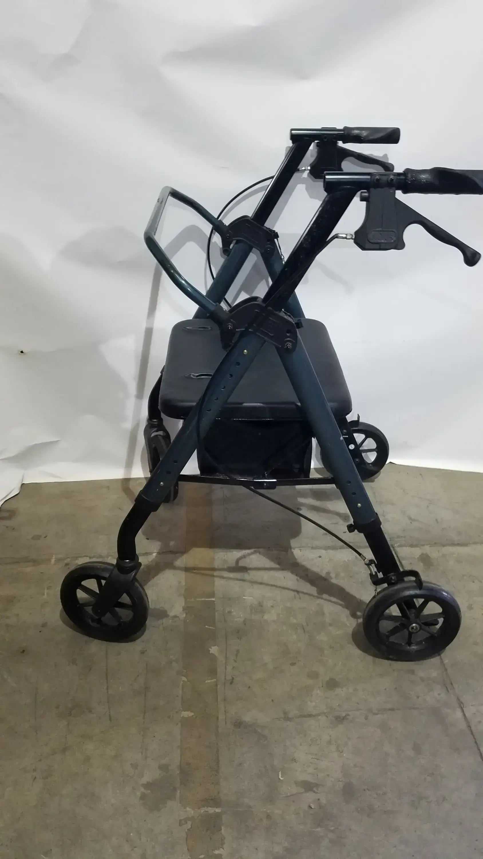 Reuse Medical Equipment Nova Rolling Walker for Seniors, 4-Wheel Rollator with Seat, Black Walkers, second-hand product photo 14