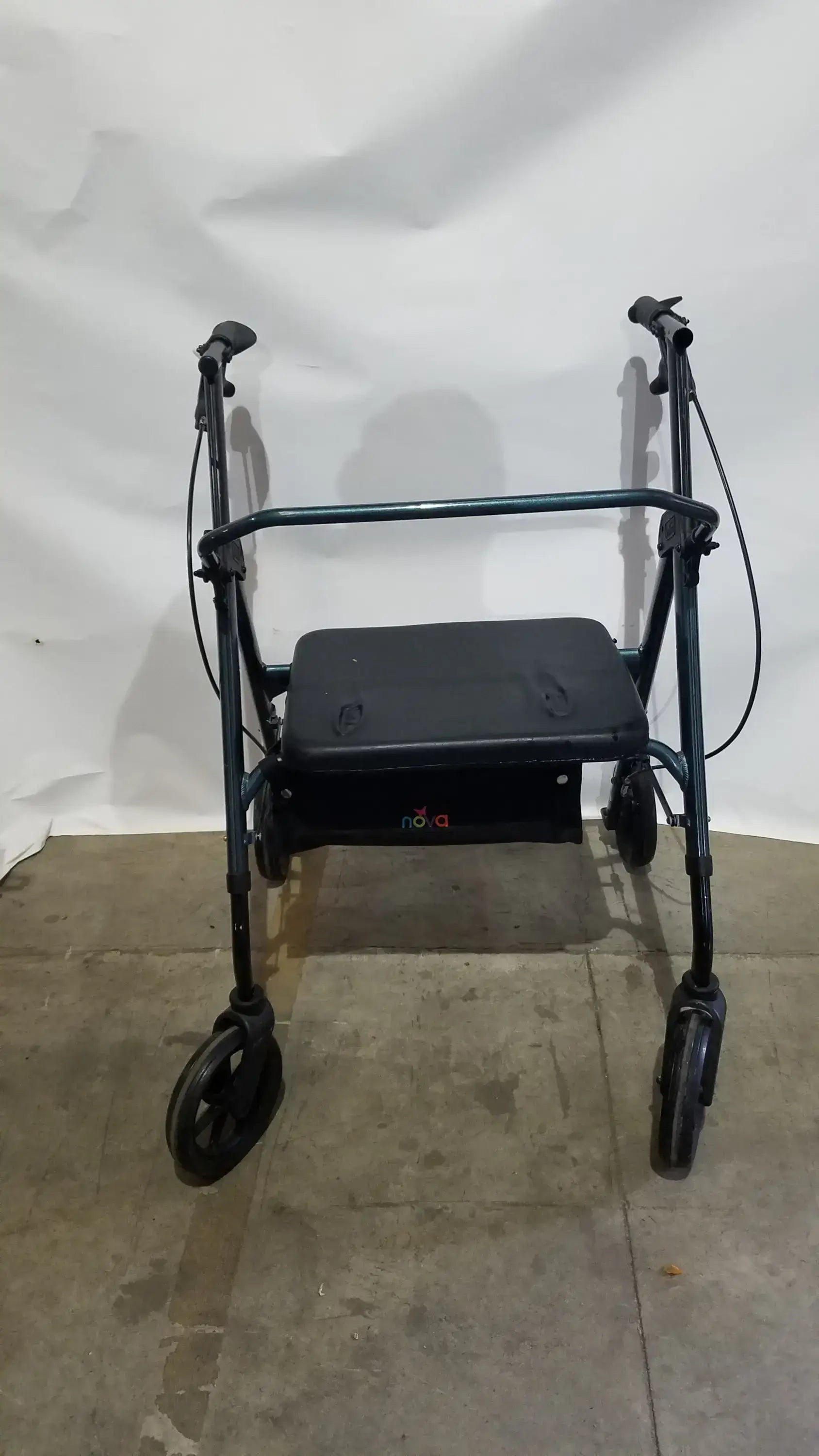 Reuse Medical Equipment Nova Rolling Walker for Seniors, 4-Wheel Rollator with Seat, Black Walkers, second-hand product photo 15