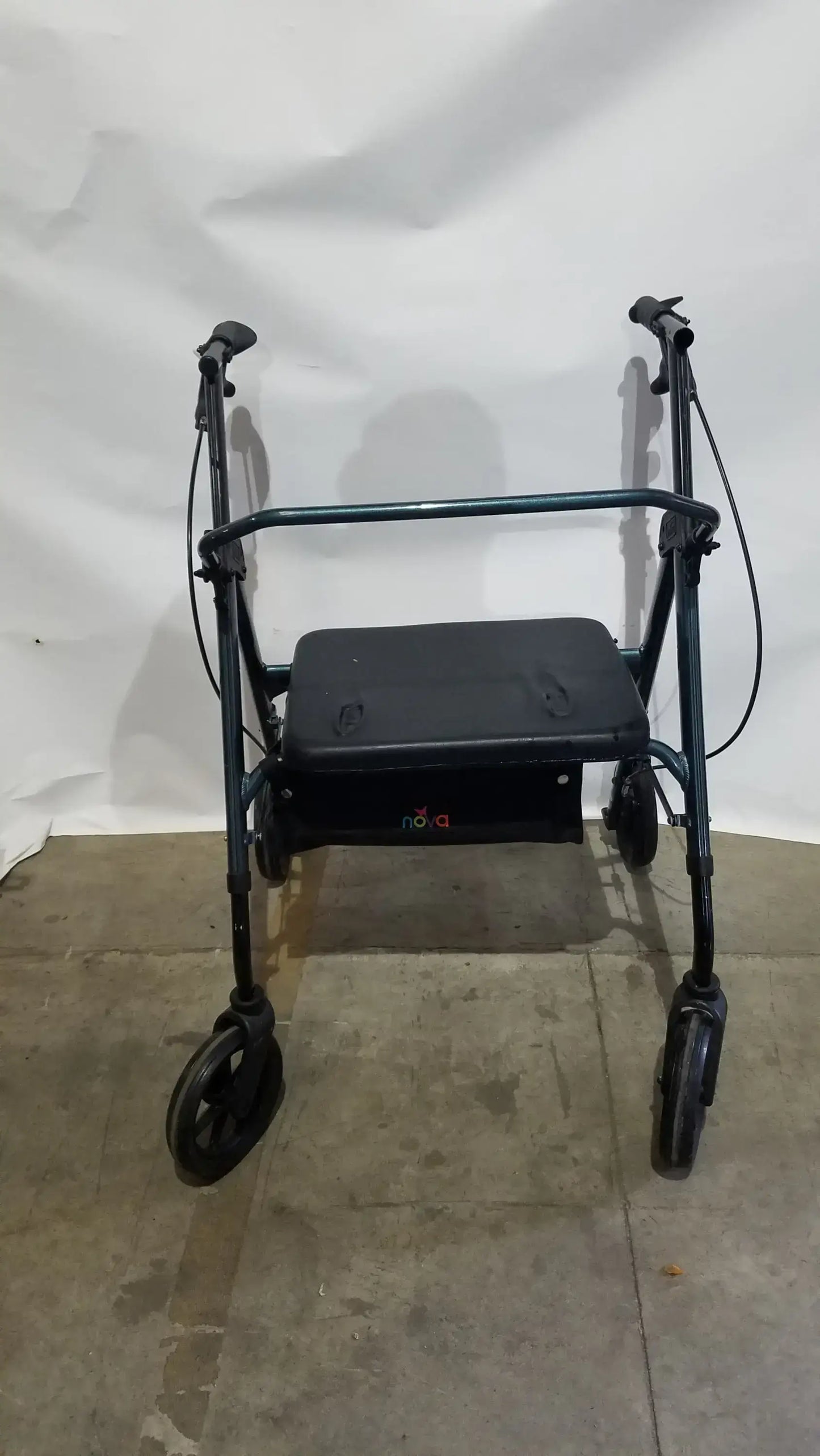 Reuse Medical Equipment Nova Rolling Walker for Seniors, 4-Wheel Rollator with Seat, Black Walkers, second-hand product photo 15