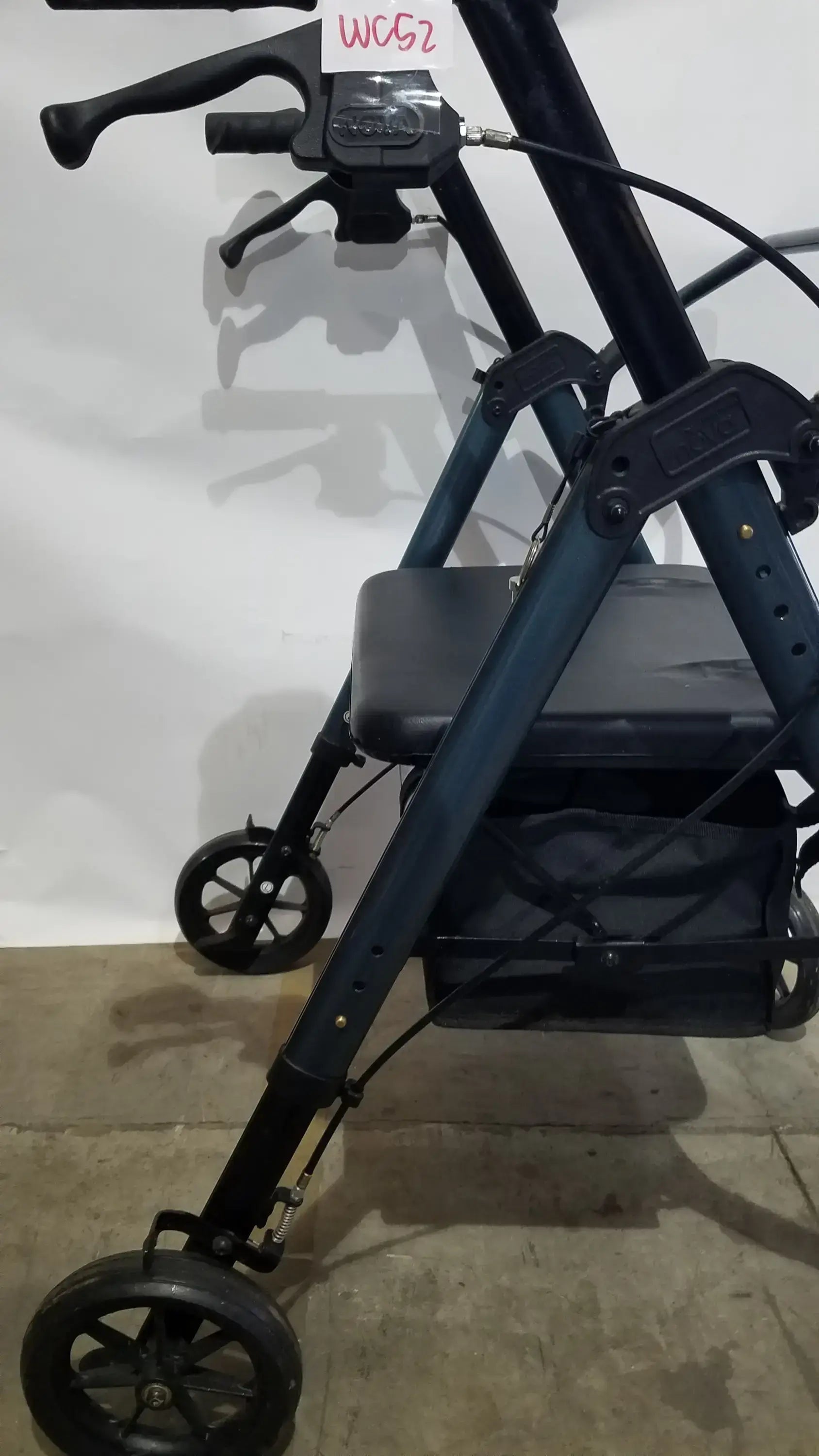 Reuse Medical Equipment Nova Rolling Walker for Seniors, 4-Wheel Rollator with Seat, Black Walkers, second-hand product photo 3