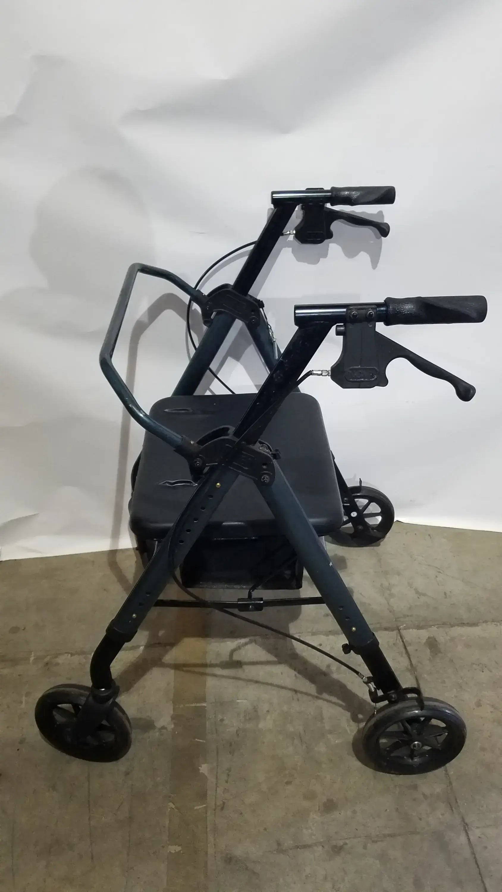 Reuse Medical Equipment Nova Rolling Walker for Seniors, 4-Wheel Rollator with Seat, Black Walkers, second-hand product photo 12