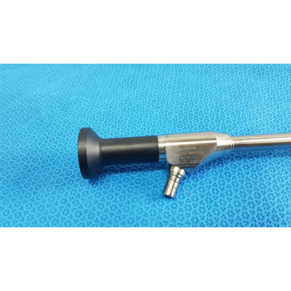 Silver and black autoclavable laparoscope endoscope novadaq sc9104 with metallic shaft and ce certified ergonomic handle