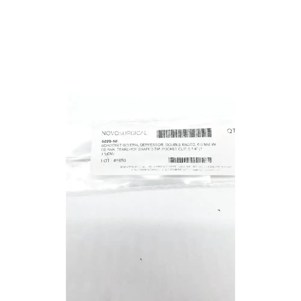 Novo Surgical 6020-10 Schocket Scleral Depressor Surgical Instrument, second-hand product photo 2