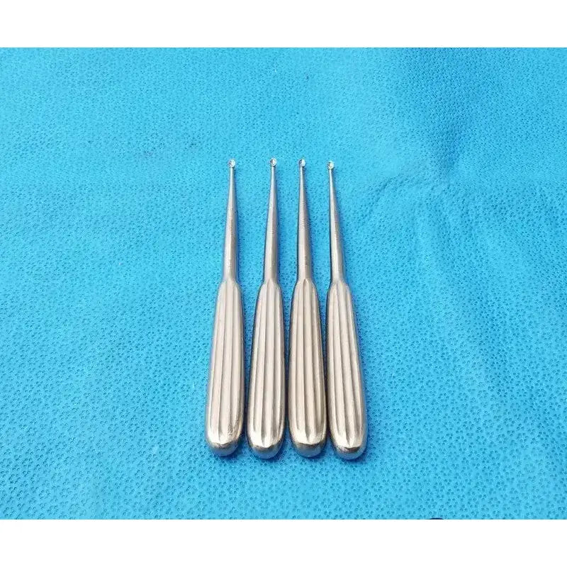 Novosurgical 433-12 Spratt Bone Curette Stainless Surgical Orthopedic - Lot of 4 Bone Curette, second-hand product photo 1