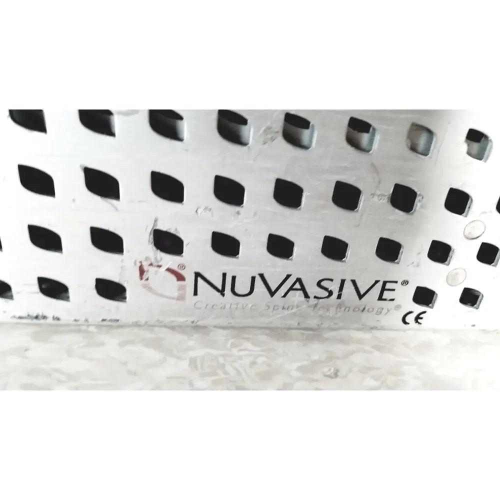 White perforated metal tray with nuvasive creative spine technology and ce mark for innovation coroent xl-fixation