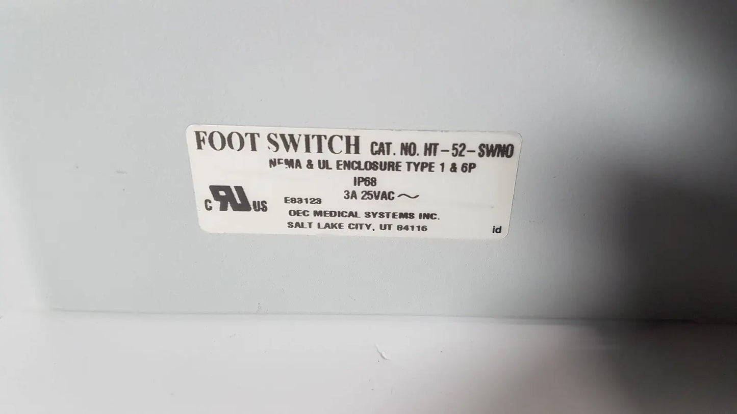 OEC Medical HT-52-SWNO HT-52-SW Foot Switch Foot Switch, as-is (for parts) product photo 5