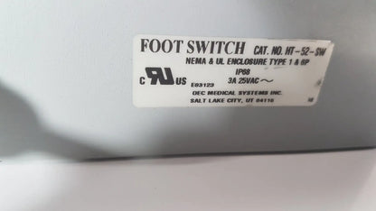 OEC Medical HT-52-SWNO HT-52-SW Foot Switch Foot Switch, as-is (for parts) product photo 6