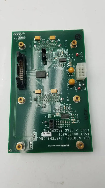 OEC Syste Assy 00-879501-01 (A1) Cine 2-Disk Back Plane Medical Equipment Part, second-hand product photo 3