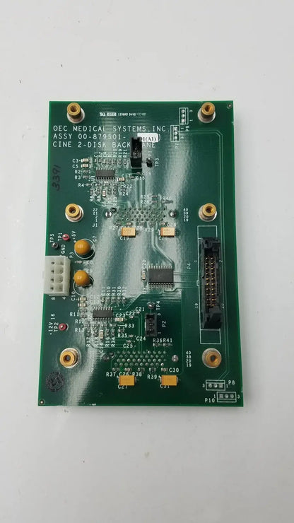 OEC Syste Assy 00-879501-01 (A1) Cine 2-Disk Back Plane Medical Equipment Part, second-hand product photo 1