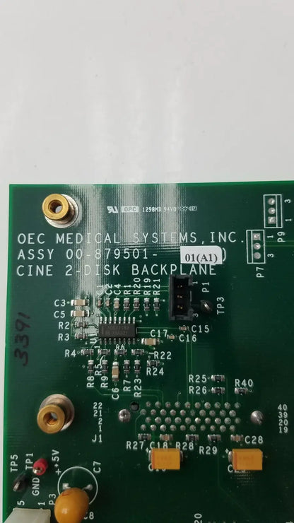 OEC Syste Assy 00-879501-01 (A1) Cine 2-Disk Back Plane Medical Equipment Part, second-hand product photo 9