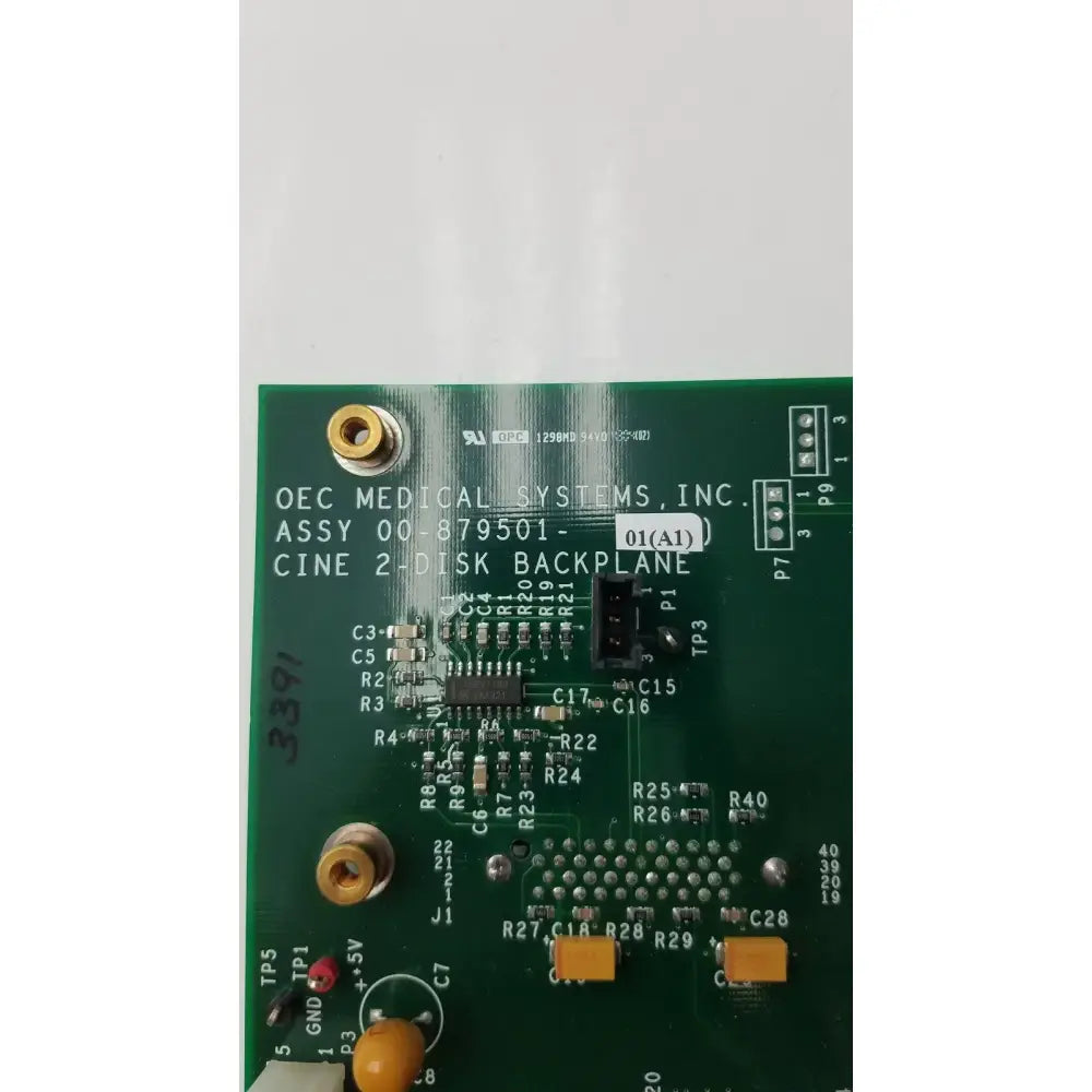 OEC Syste Assy 00-879501-01 (A1) Cine 2-Disk Back Plane Medical Equipment Part, second-hand product photo 9