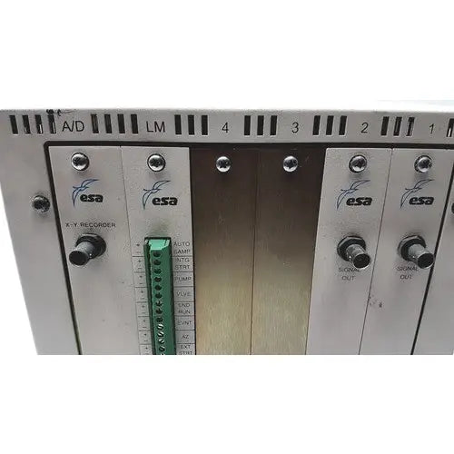 Silver oem esa coulochem ii electrochemical detector model 5200a with auto sampling and green black connectors
