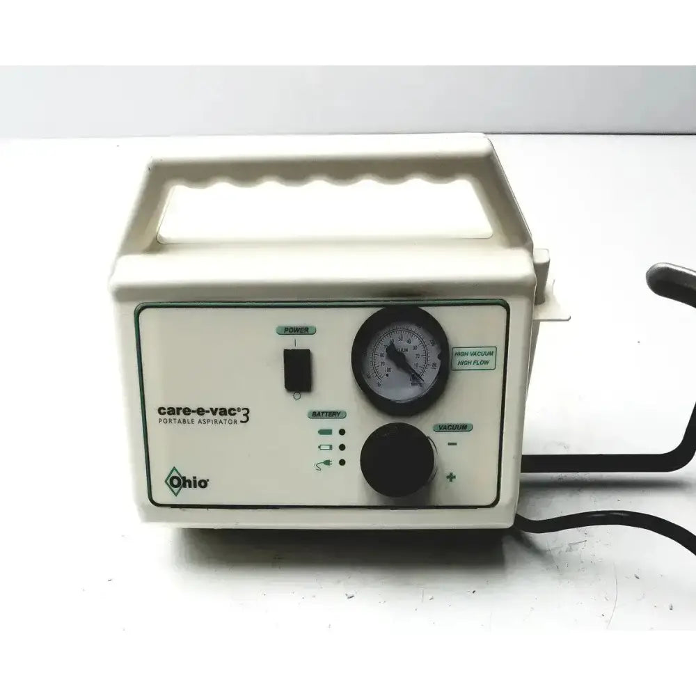 Ohio Medical Care-E-Vac 3 Portable Aspirator Suctiion Pump Suction Pump, second-hand product photo 1