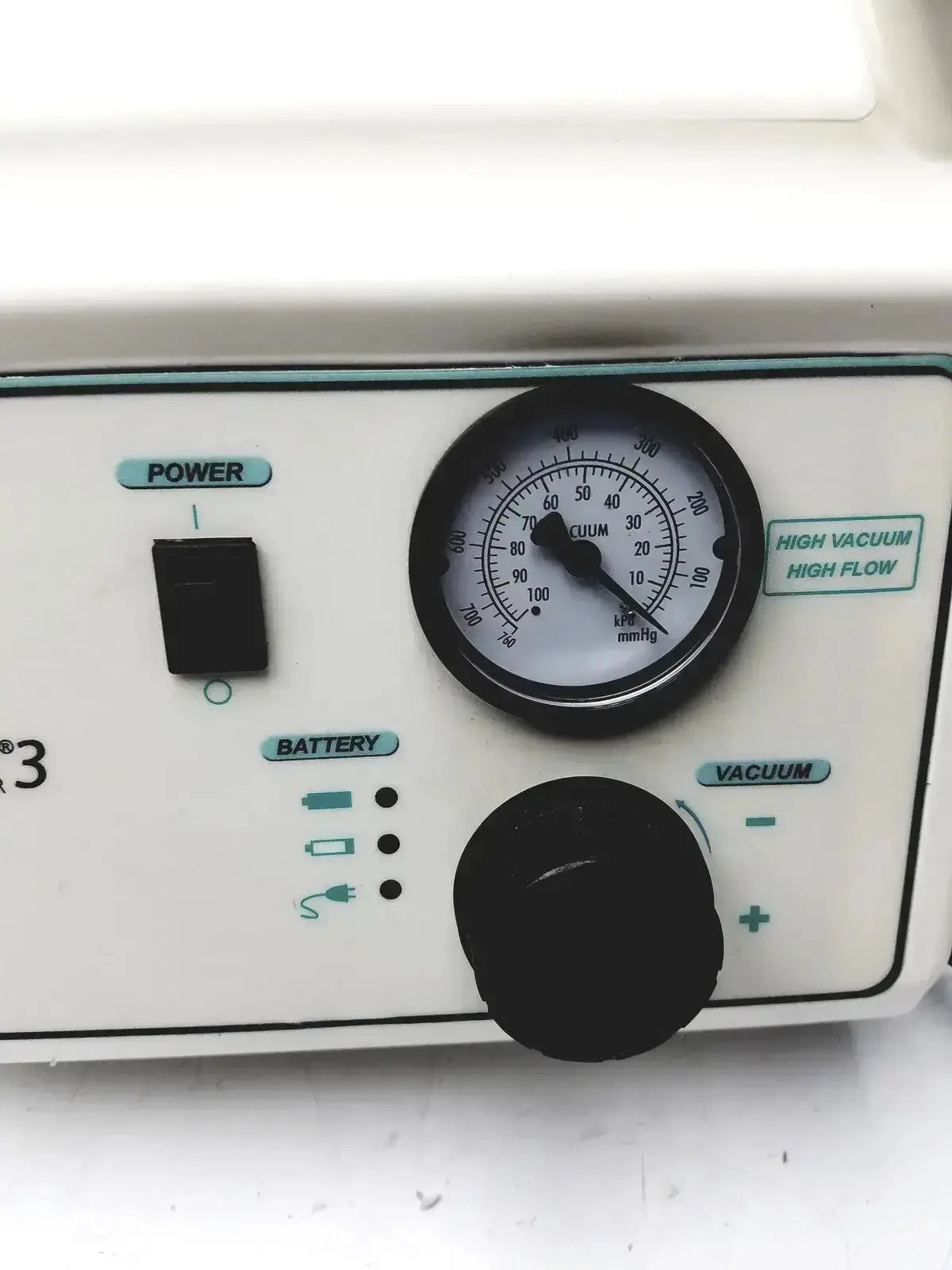 Ohio Medical Care-E-Vac 3 Portable Aspirator Suctiion Pump Suction Pump, second-hand product photo 3