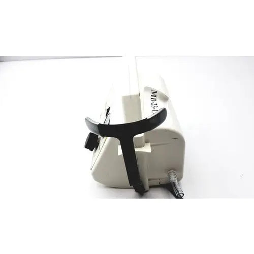 Beige ohio medical care-e-vac 3 portable suction device with black plastic handle and cable for medical use