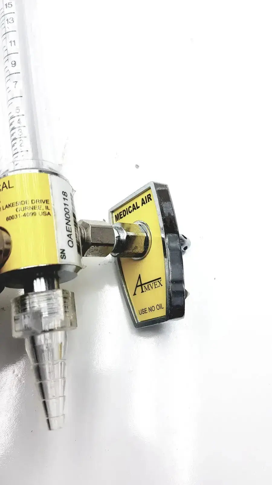 Ohio Medical Compressor Inlet Pressure 50 Psig CAEN00118 Medical Compressor Part, second-hand product photo 1