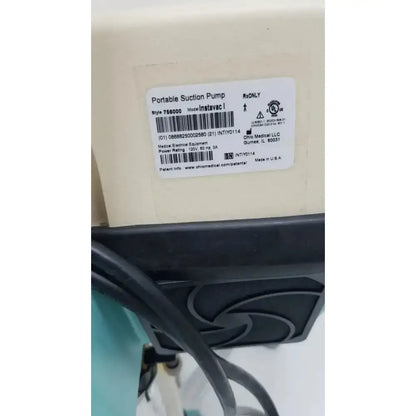 Ohio Medical Instavac l Portable Suctiion Pump With Stand Portable Suction Pump, second-hand product photo 7