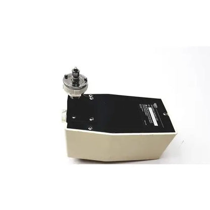 Beige rectangular pressure gauge with black top panel and metallic knob for ohio medical products intermittent suction unit