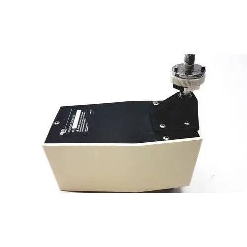 Beige ohio medical products intermittent suction unit with black top panel and metallic threaded component on upper right