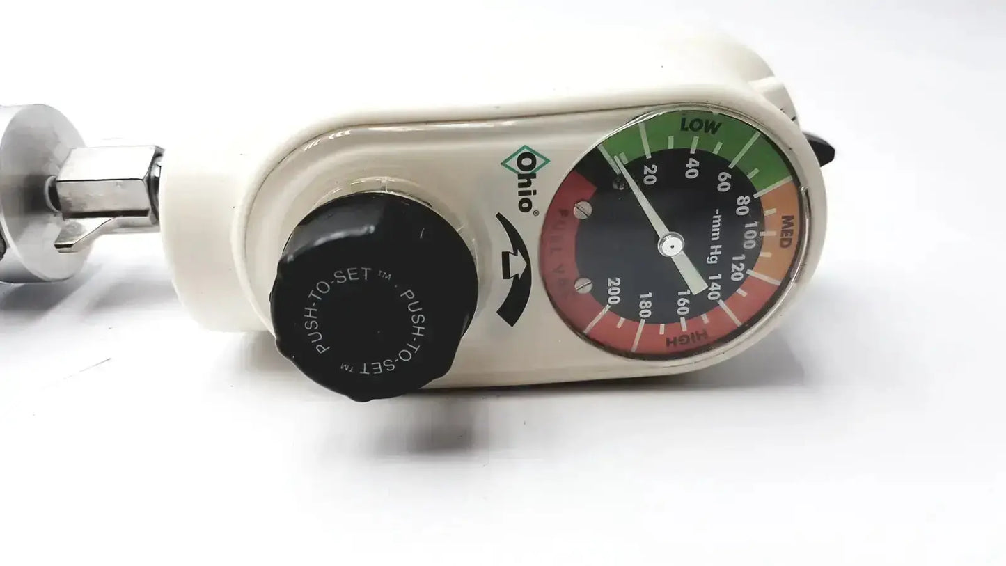 Ohio Medical Vacuum Regulator Push-To-Set Vacuum Regulator, second-hand product photo 6