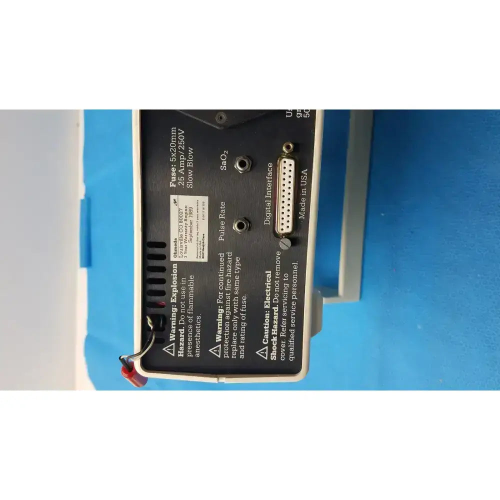 Datex Ohmeda Ohmeda Biox 3700 Pulse Oximeter Patient Monitor Pulse Oximeter Patient Monitor, second-hand product photo 3
