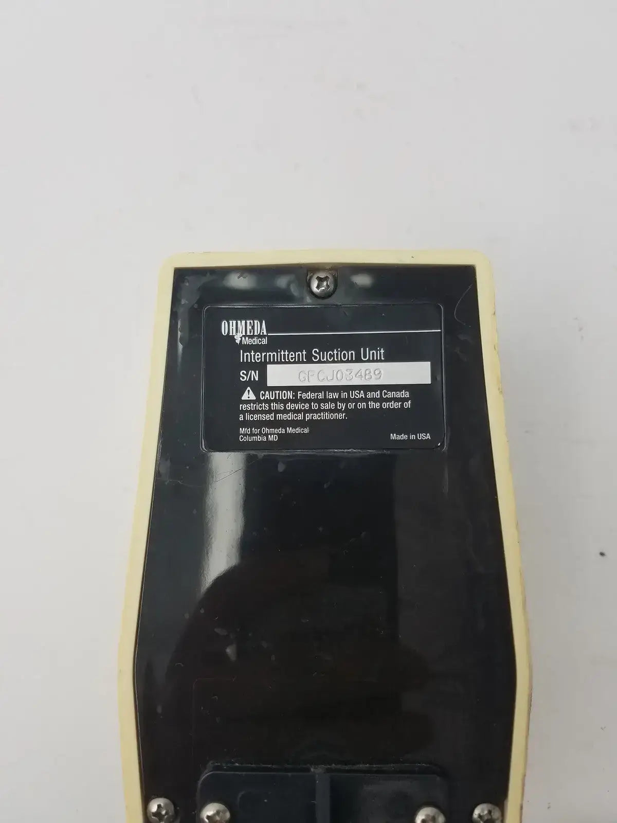 Ohmeda Intermittent Suction Unit GFCJ03489 Intermittent Suction Unit, second-hand product photo 5